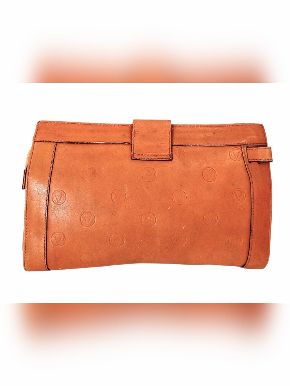 Valentino Garavani Vintage Leather Clutch Project Bag - Picture 3 of 16